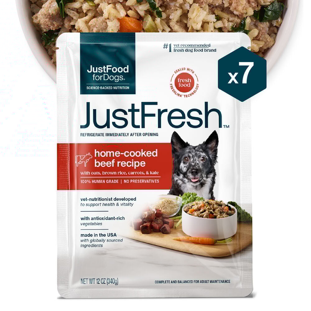 JustFresh Home-Cooked Beef (12 oz 7 Pack)