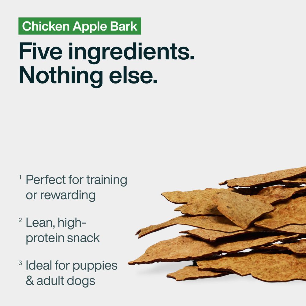 Chicken Apple Bark Treat 05 oz