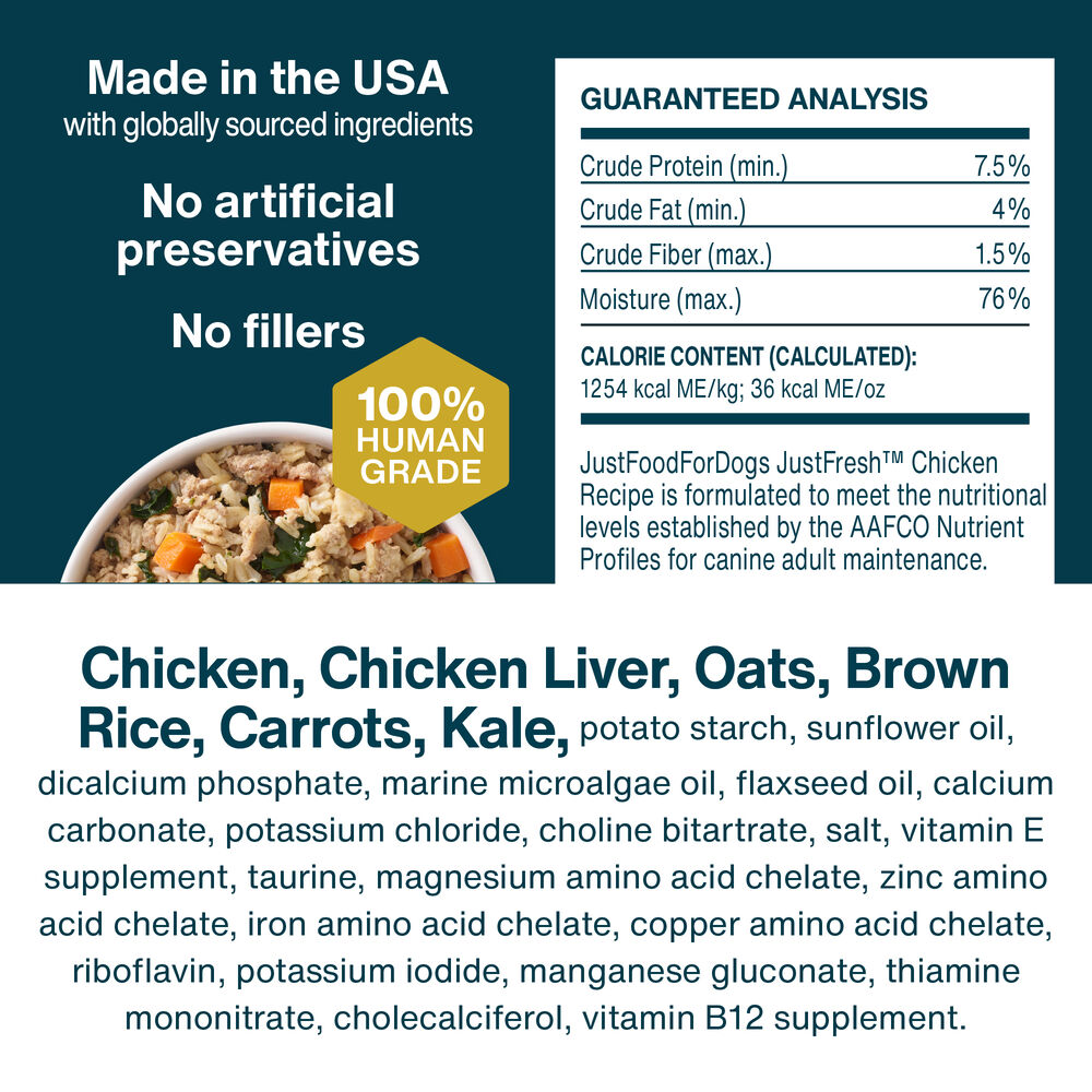 JustFresh Home-Cooked Variety Pack - Beef & Chicken (14 Pack)