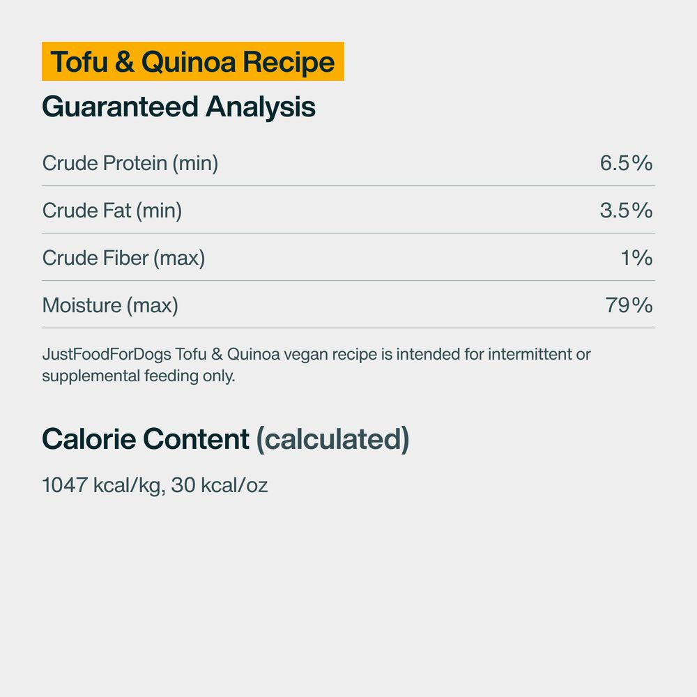 Tofu & Quinoa 18 oz (7 Pack) Small Box