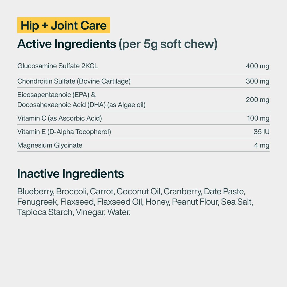 Hip + Joint Care (45 Chews)