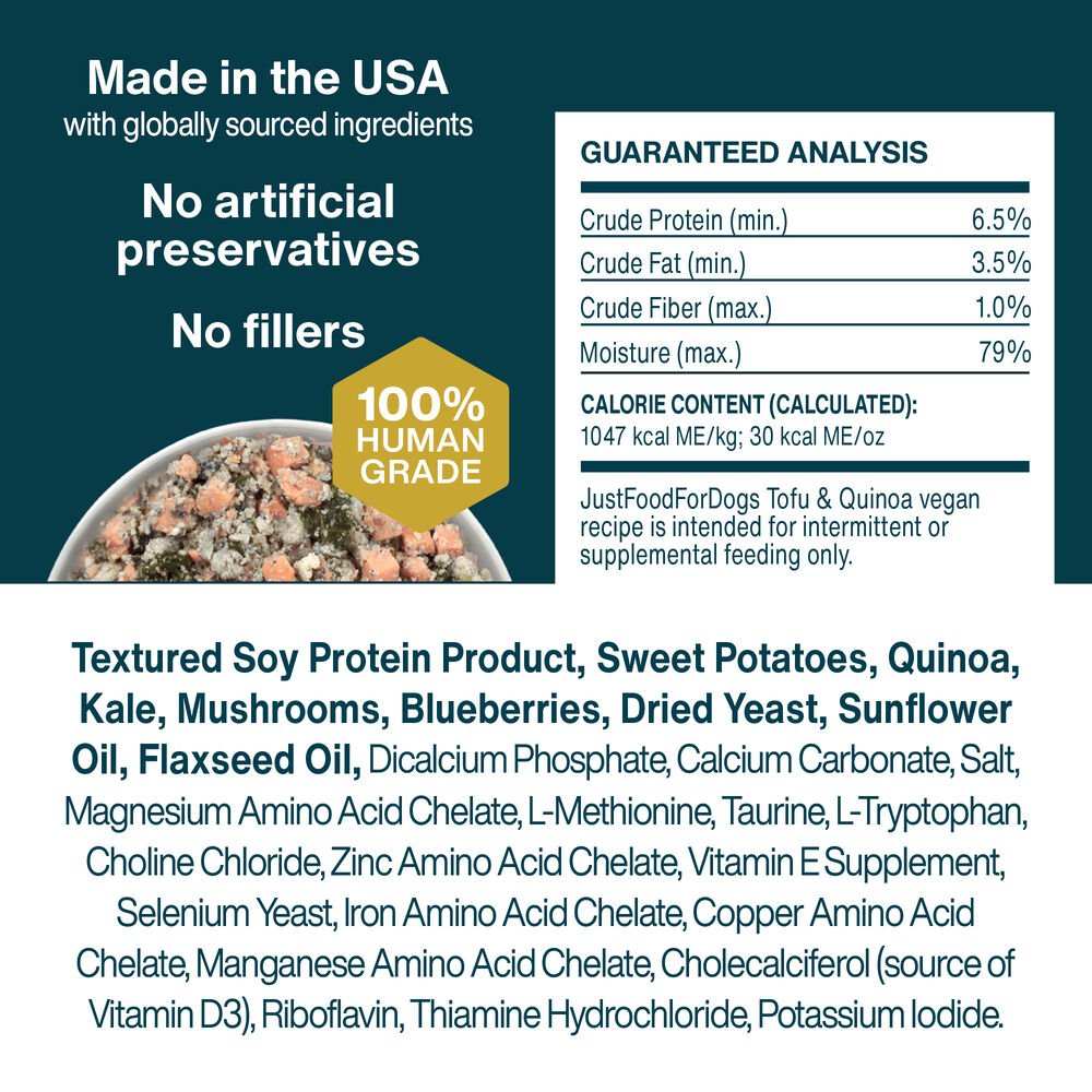 Tofu & Quinoa 18 oz (7 Pack) Small Box