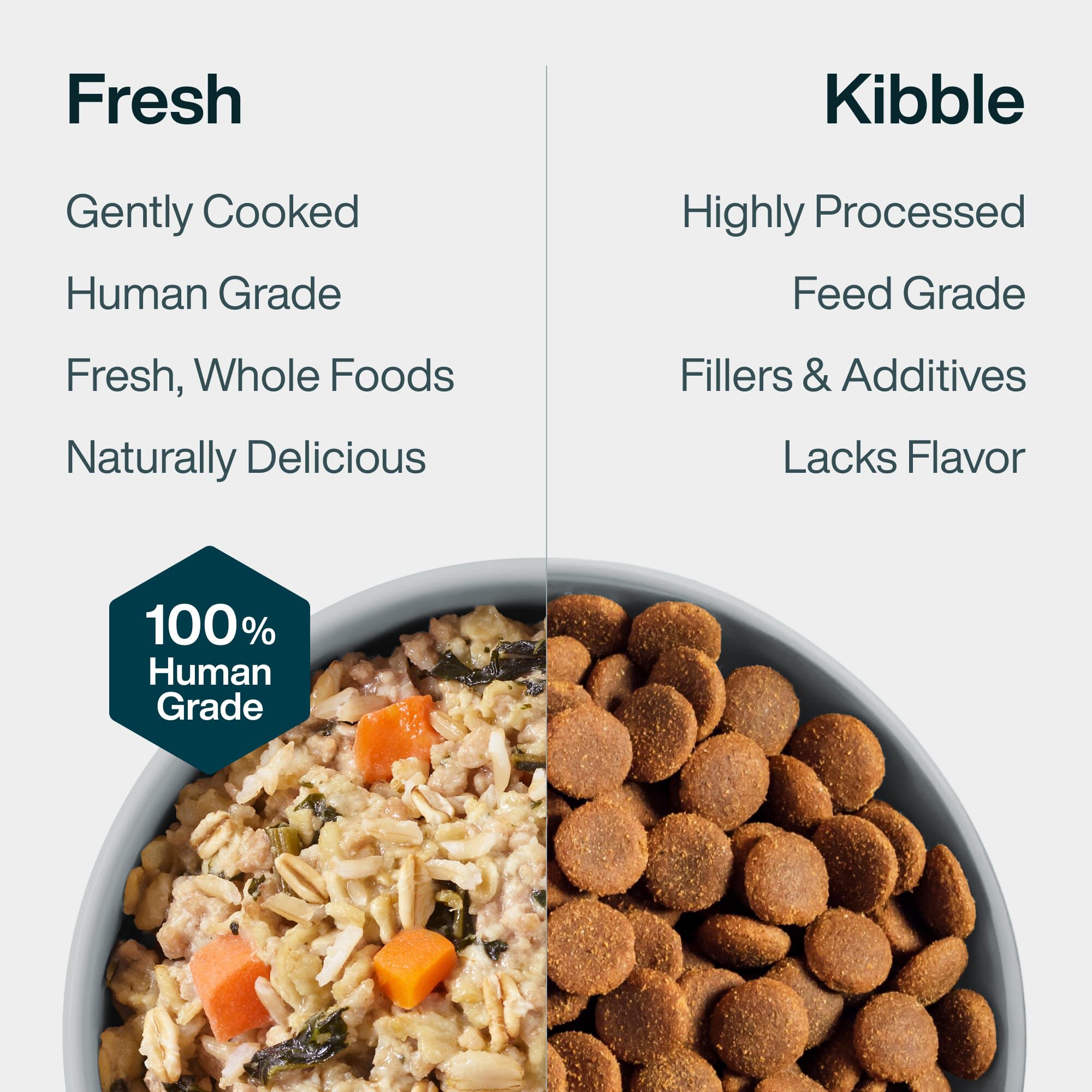 JustFresh Pork Dog Food Pouches - 7 pack | JustFoodForDogs