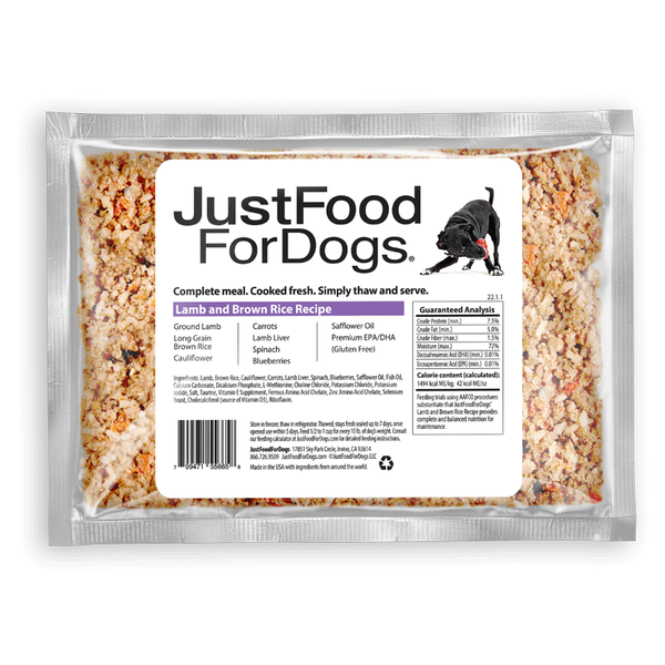 Just food for top dogs lamb recipe