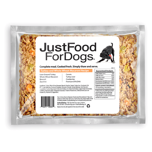 Just food for deals dogs turkey recipe