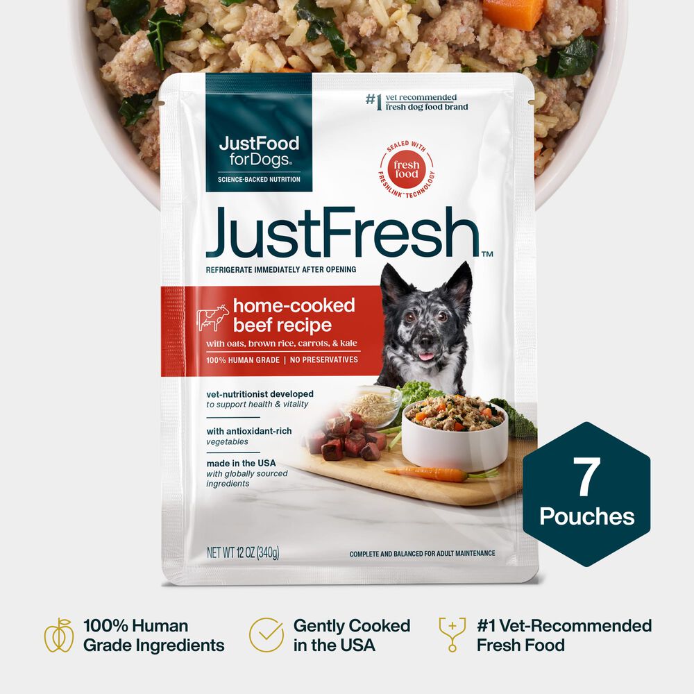JustFresh Home-Cooked Beef (12 oz 7 Pack)
