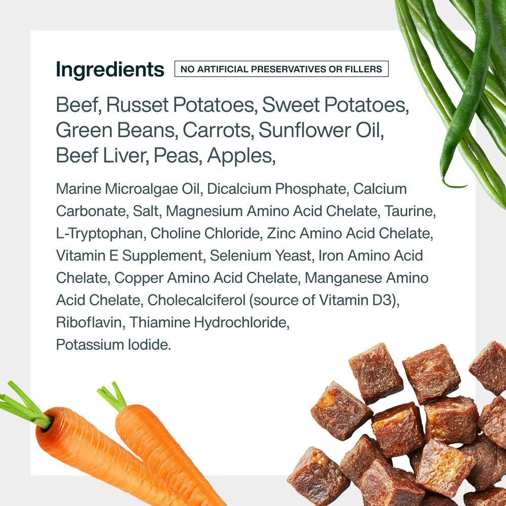 Beef & Russet Potato 18 oz (7 Pack) Small Box