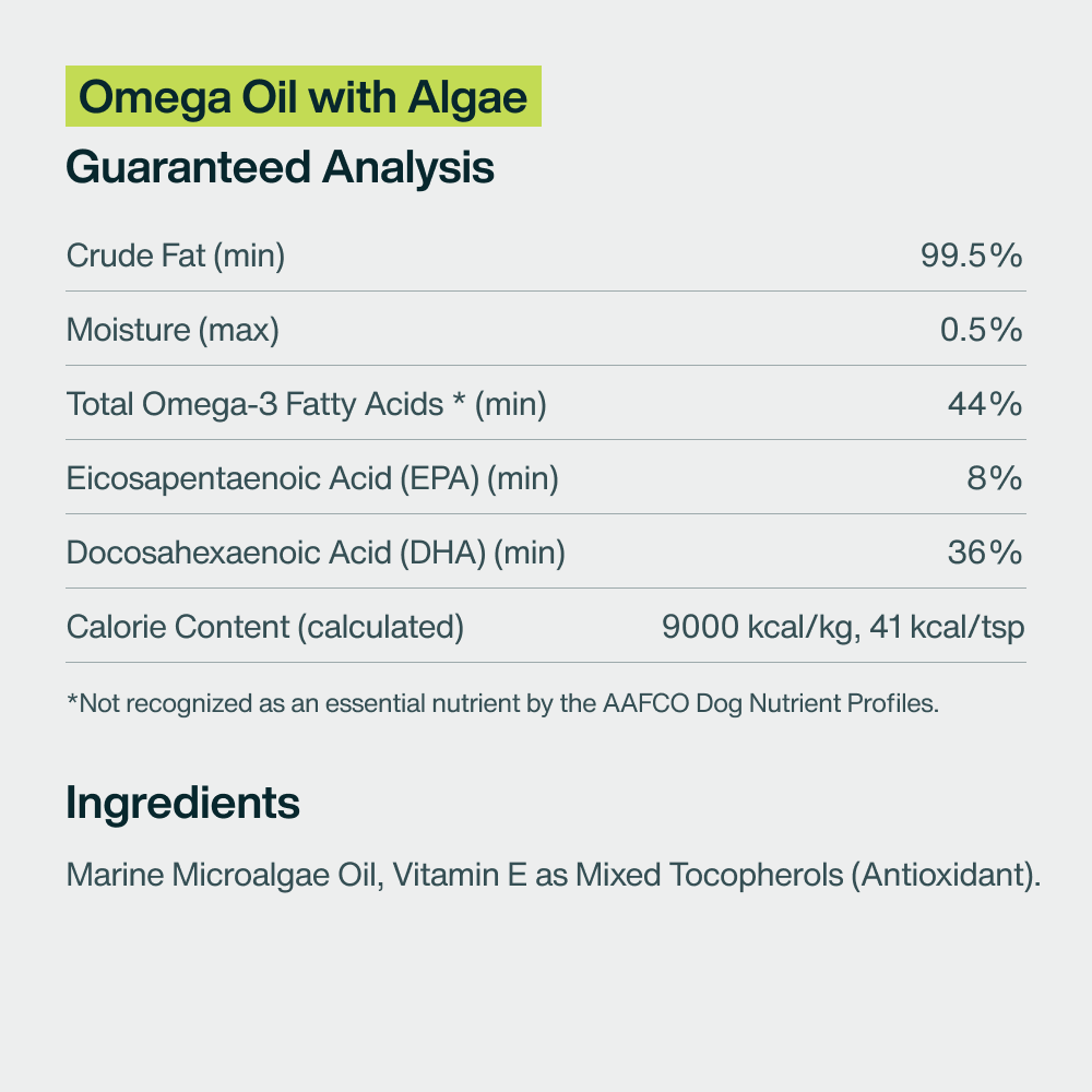 Omega Oil for Dogs with Algae (8 oz)