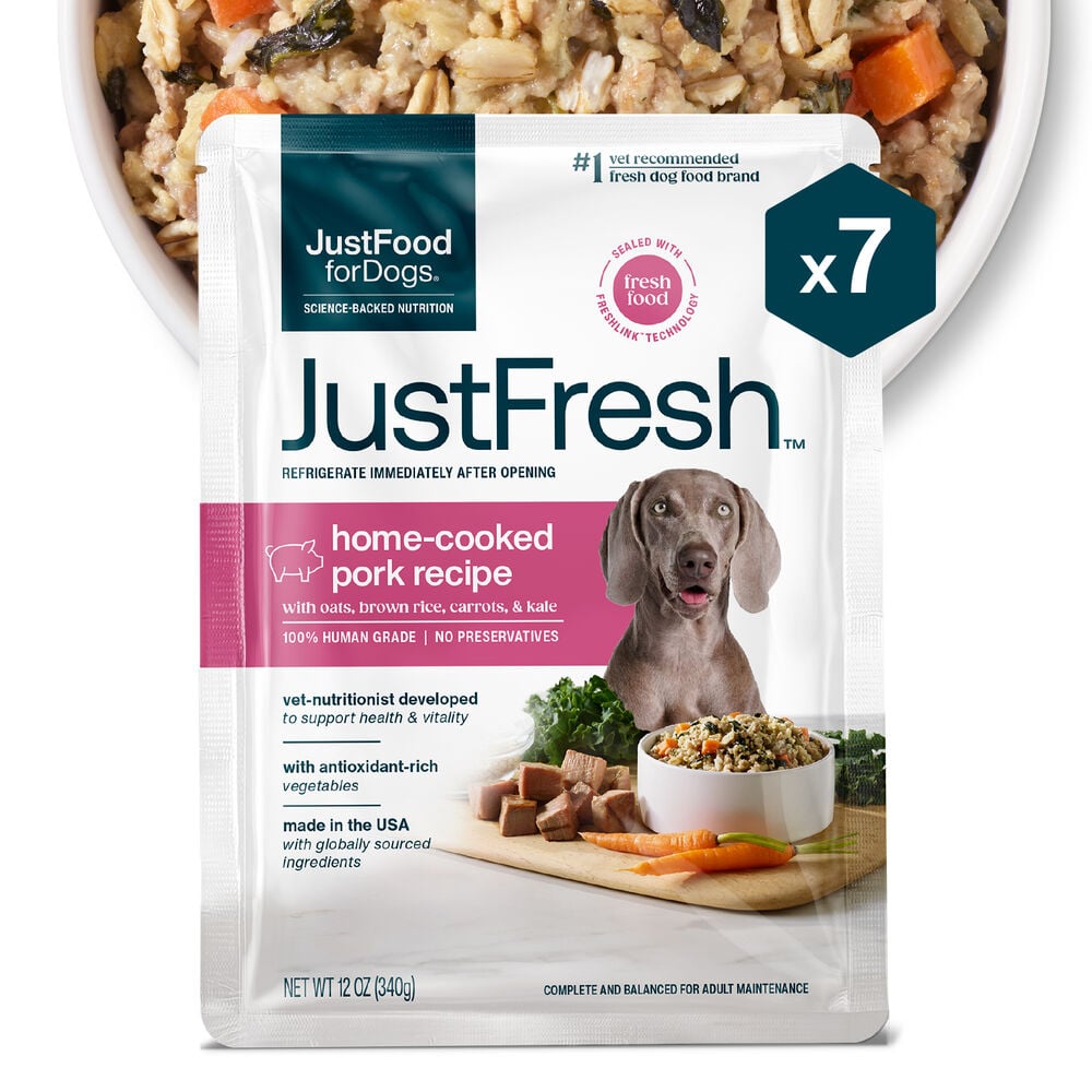 JustFresh Home-Cooked Pork (12 oz 7 Pack)