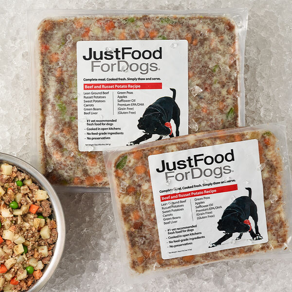 Beef & Russet Potato Recipe 18 oz JustFoodForDogs