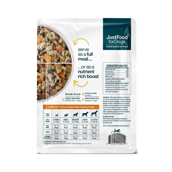 JustFresh Home-Cooked Turkey (12 oz 7 Pack)