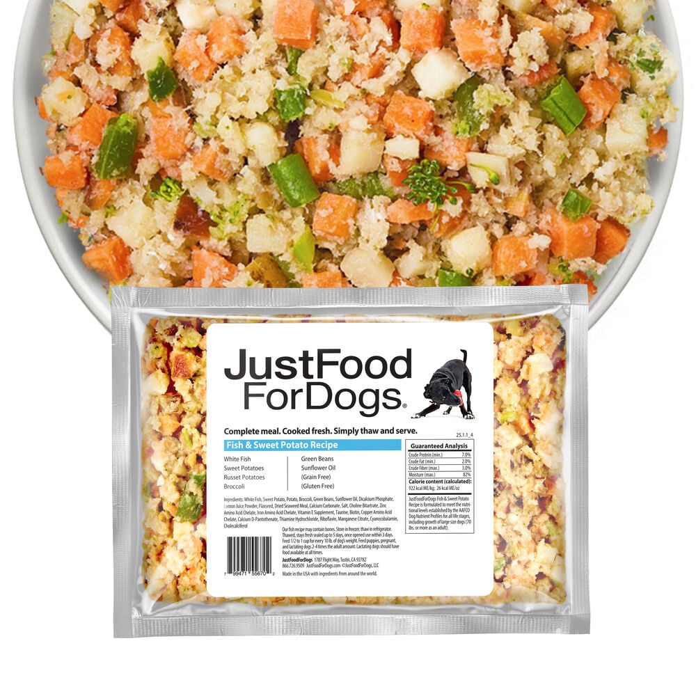 Fish & Sweet Potato 18 oz (7 Pack) Small Box