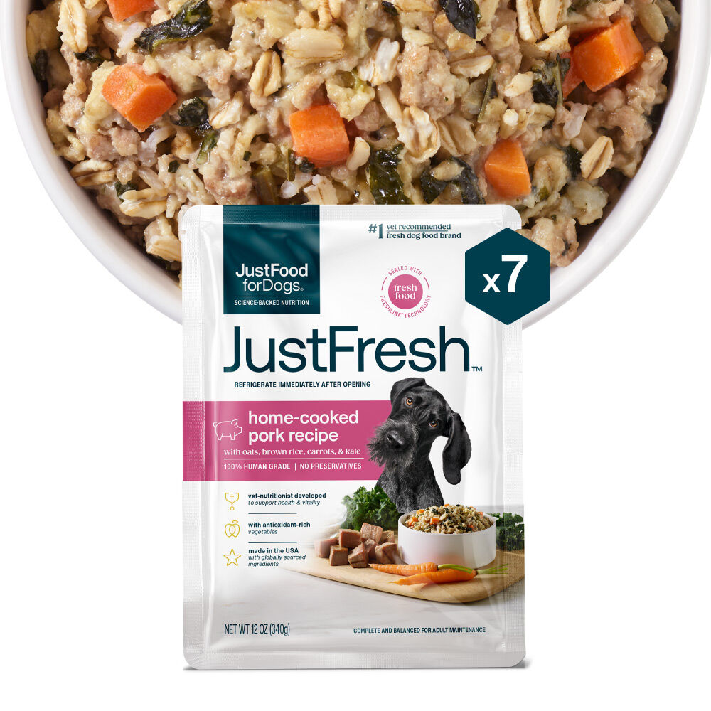 JustFresh Turkey Dog Food Pouches - 7 pack | JustFoodForDogs