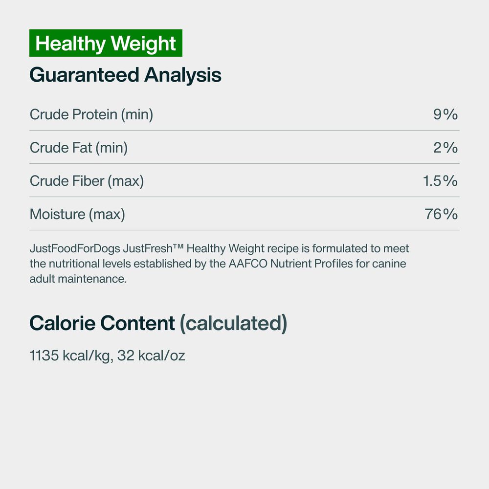 JustFresh Healthy Weight (12 oz 7 Pack)