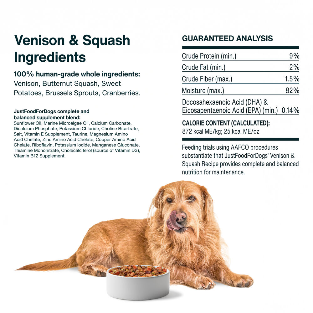 Venison & Squash 18 oz (7 Pack) Small Box
