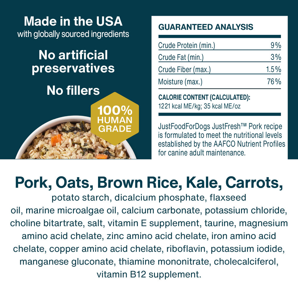 JustFresh Allergy-Friendly Favorites - Beef & Pork (14 Pack)