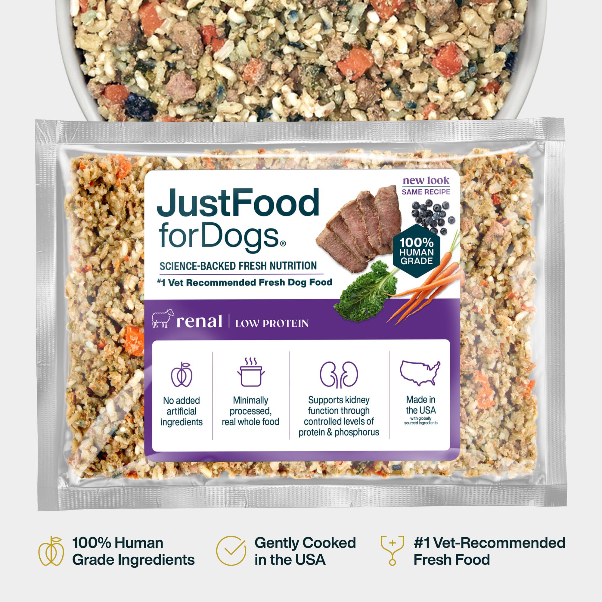 Renal Support Low Protein Dog Food for Kidney Disease
