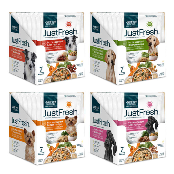 JustFresh Home-Cooked Variety Pack - Beef, Chicken, Pork, Turkey (28 Pack)
