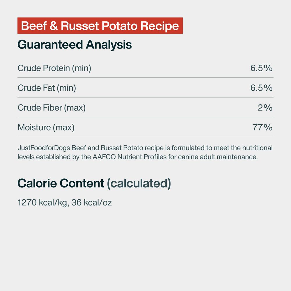 Pantry Fresh - Beef & Russet Potato 12.5 oz Case (6 Pack)