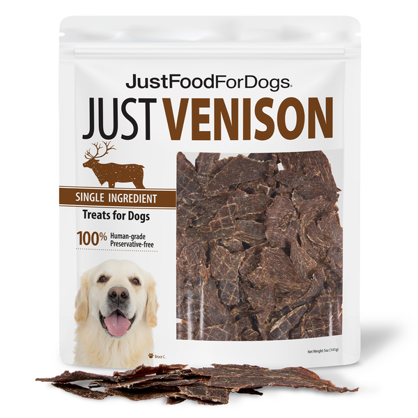 Dried venison dog treats store