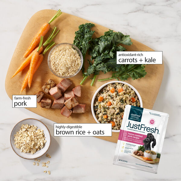 JustFresh Home-Cooked Pork (12 oz 7 Pack)