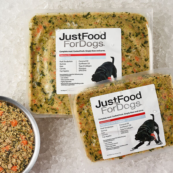 Dog Food to Support Itchy & Dry Skin JustFoodForDogs