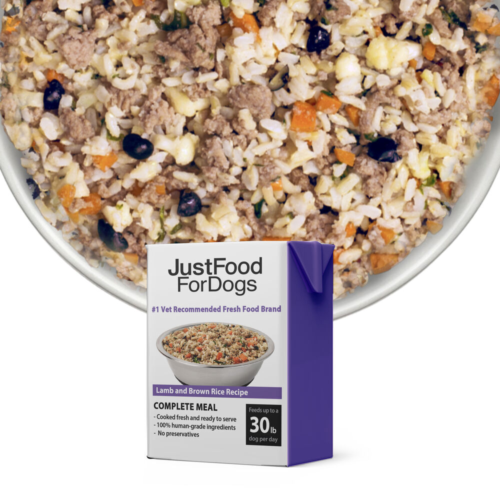 Pantry Fresh Lamb Brown Rice Dog Food JustFoodForDogs