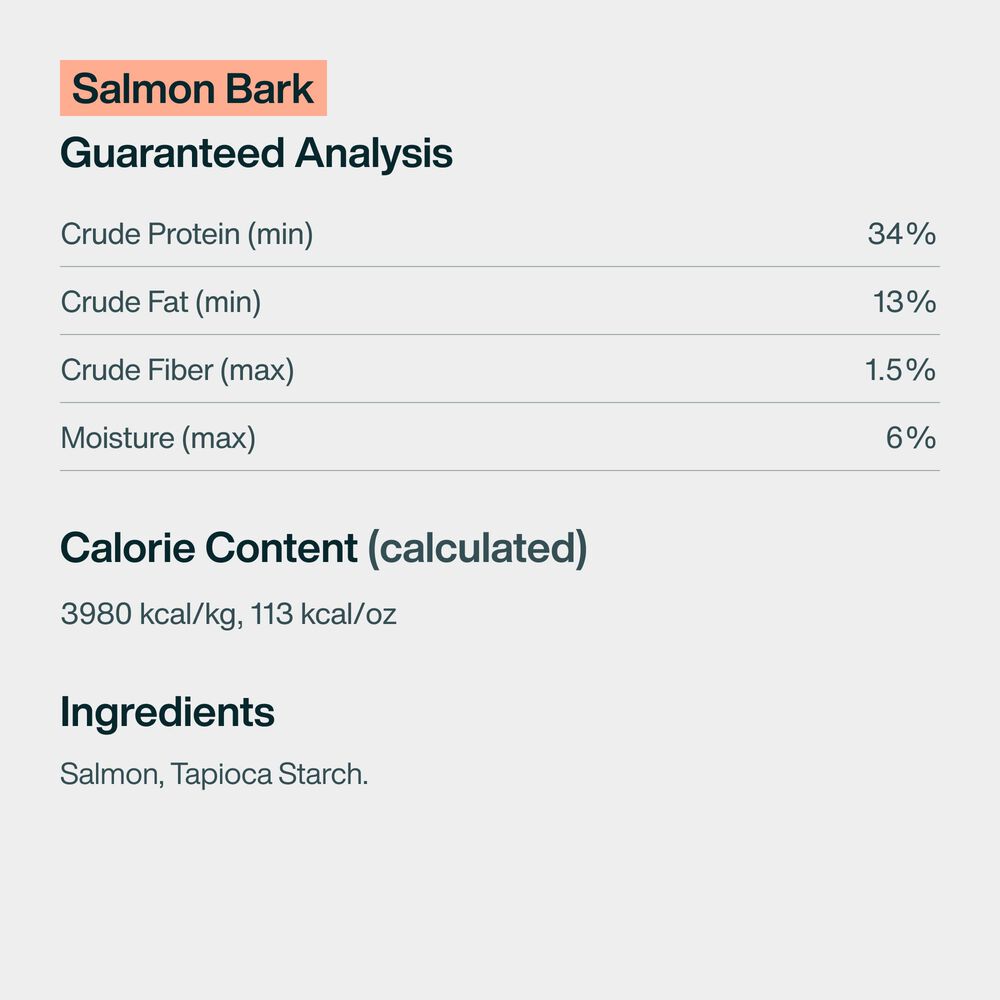 Salmon Bark Treat 5 oz - Dog