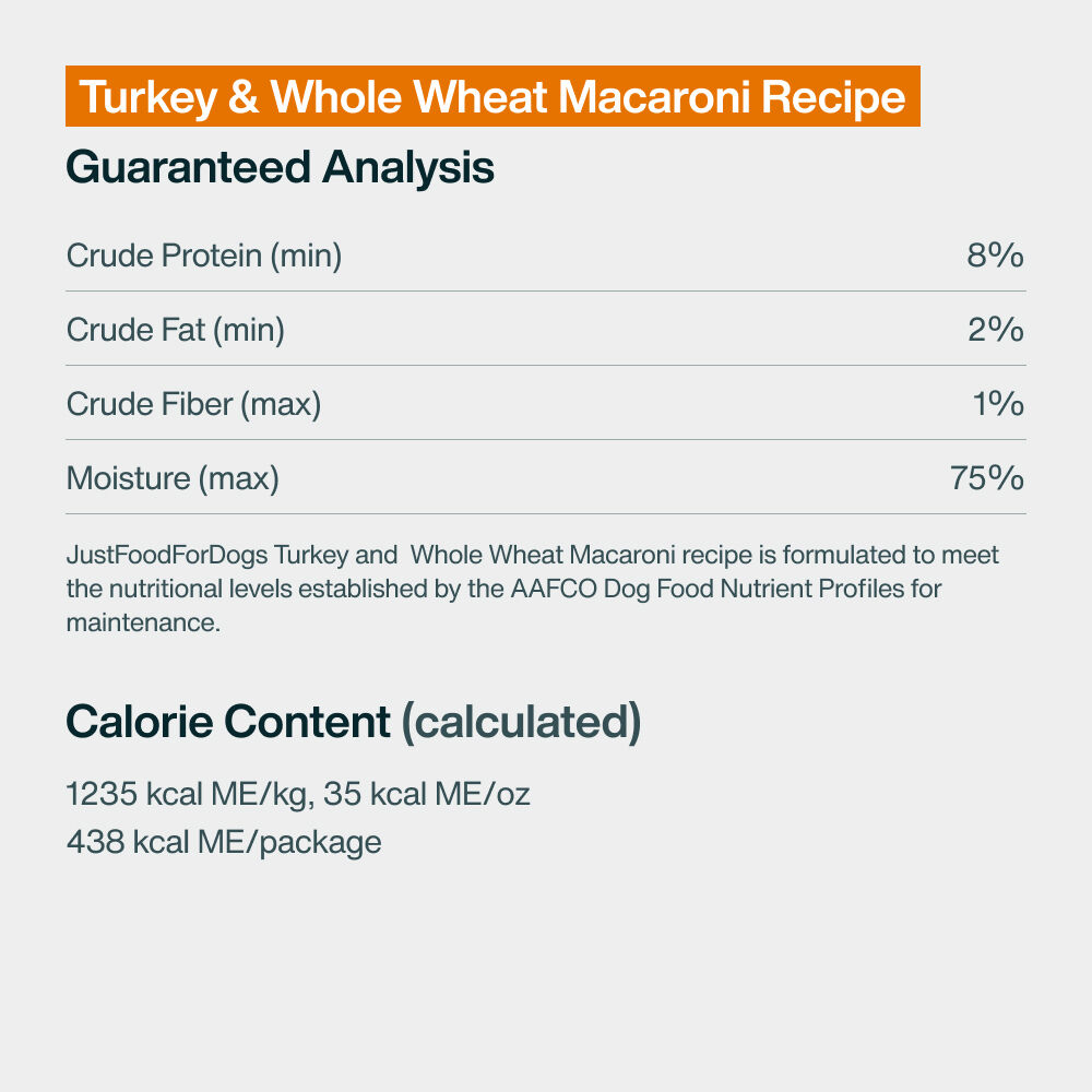 Pantry Fresh - Turkey & Whole Wheat Macaroni 12.5 oz Case (6 Pack)
