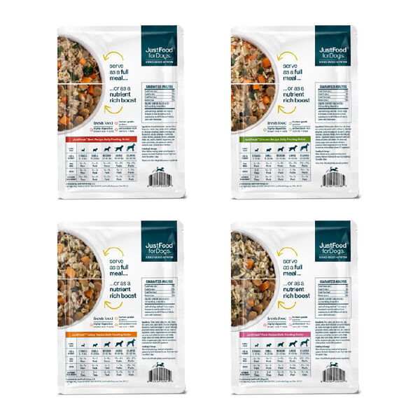 JustFresh Home-Cooked Variety Pack - Beef, Chicken, Pork, Turkey (28 Pack)
