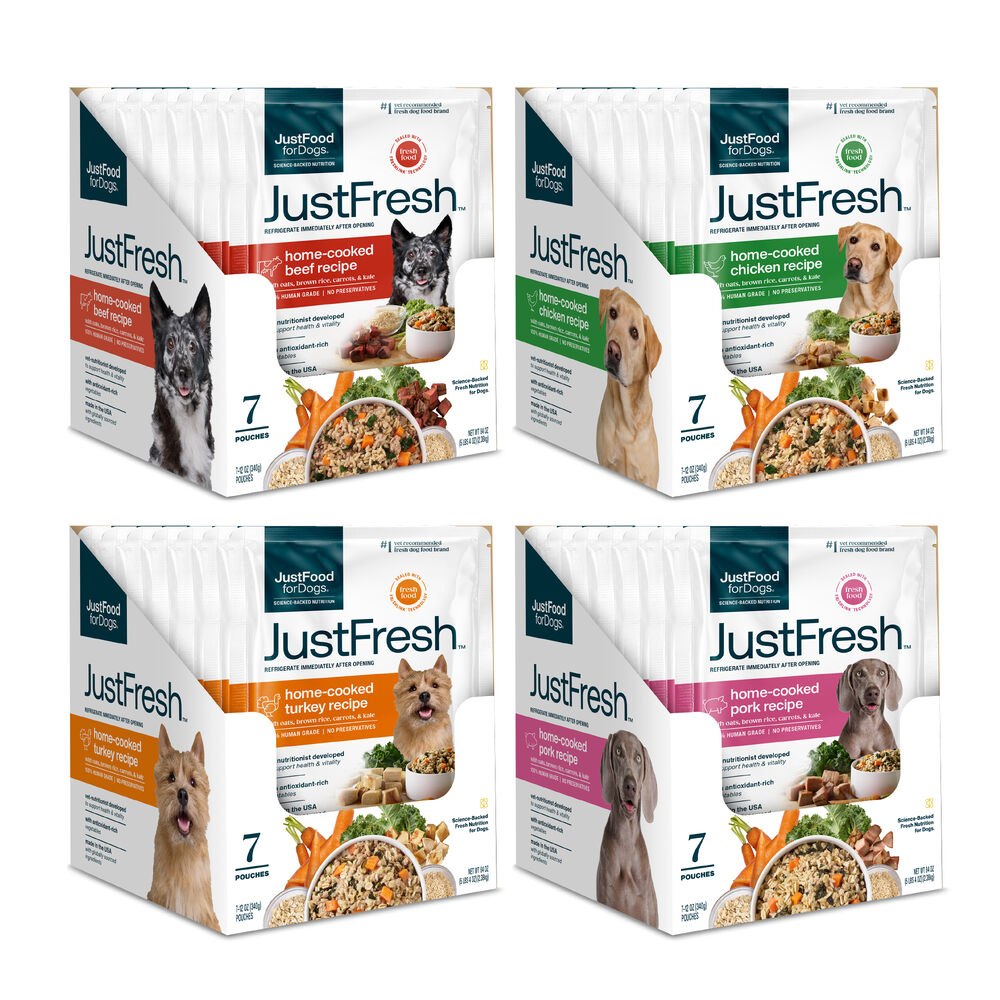 JustFresh Home-Cooked Variety Pack - Beef, Chicken, Pork, Turkey (28 Pack)