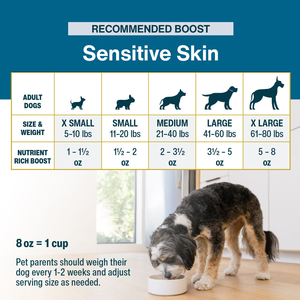 JustFresh Boost Meal Topper for Sensitive Skin (8 oz 8-Pack)