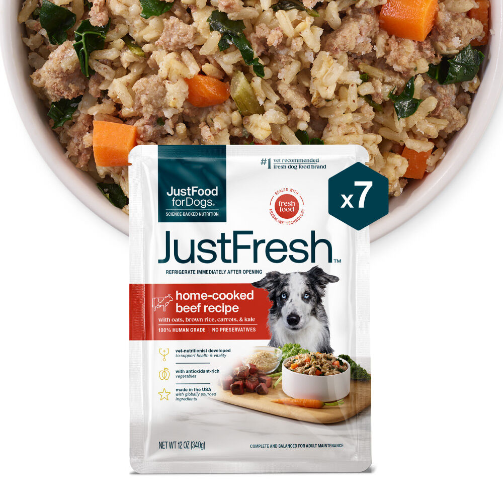 JustFresh Home-Cooked Beef (12 oz 7 Pack)