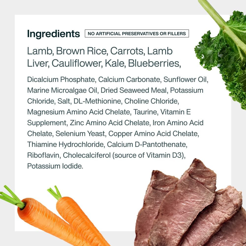 Lamb & Brown Rice 18 oz (7 Pack) Small Box