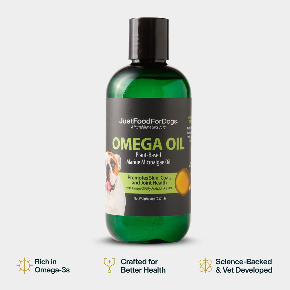 Plant-Based Omega Oil Supplement for Dogs