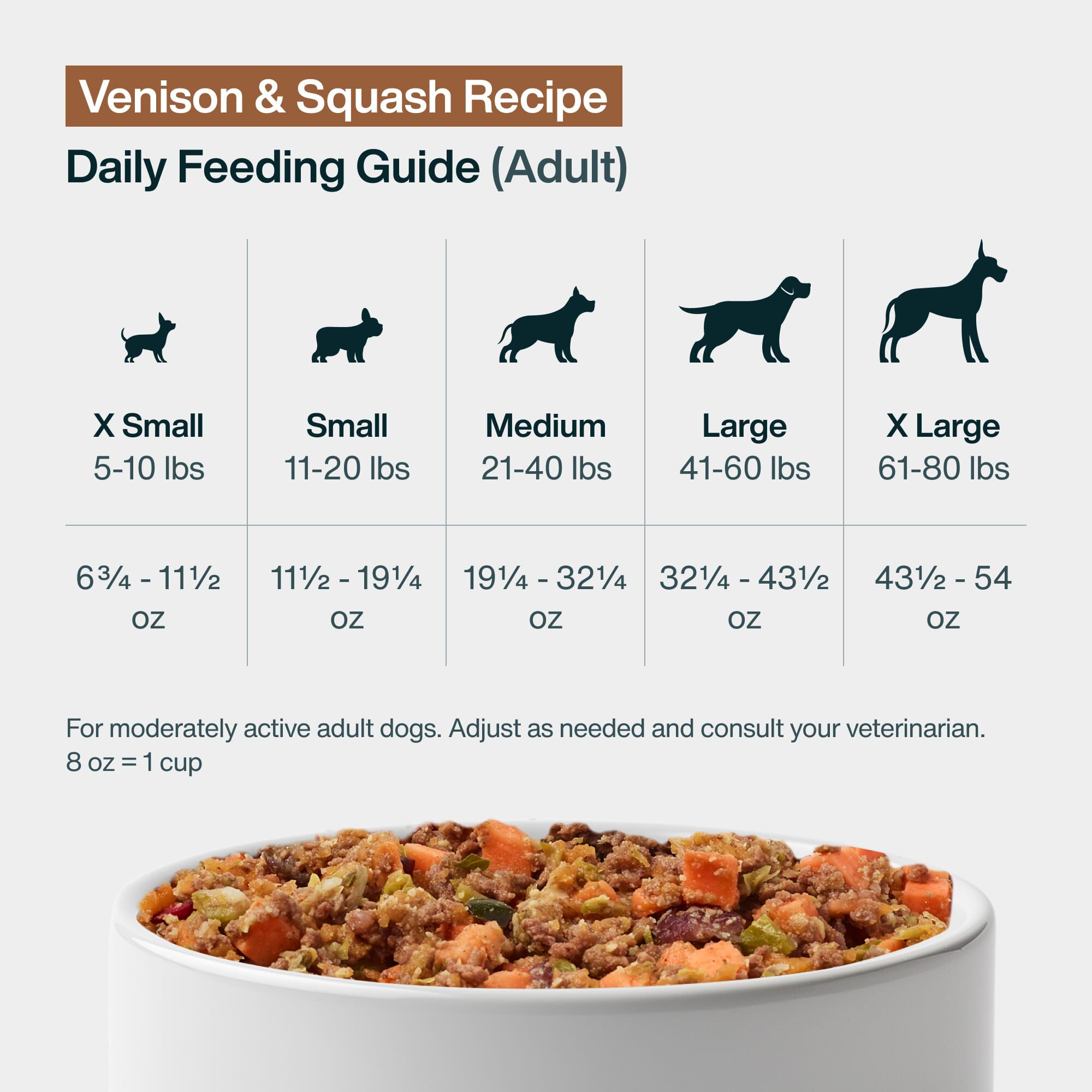 Real Meat Venison Dog Food Recipe | JustFoodForDogs
