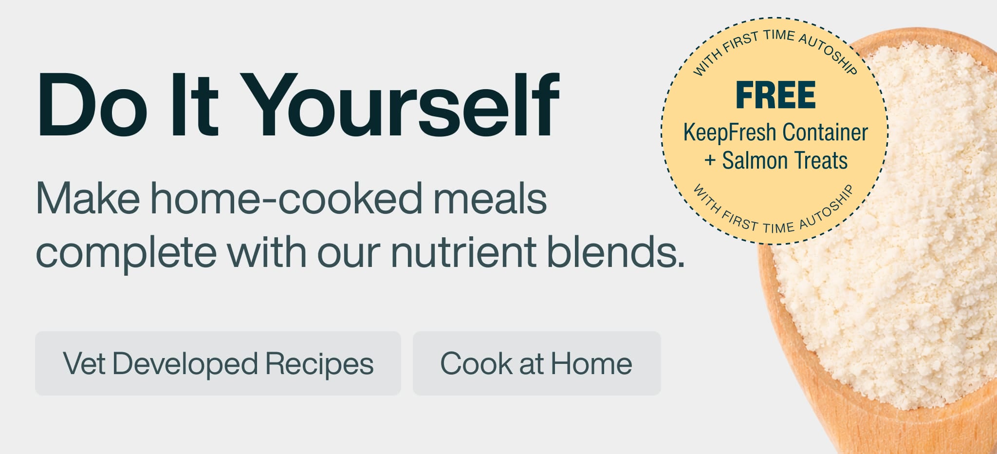 healthy meals for dogs banner