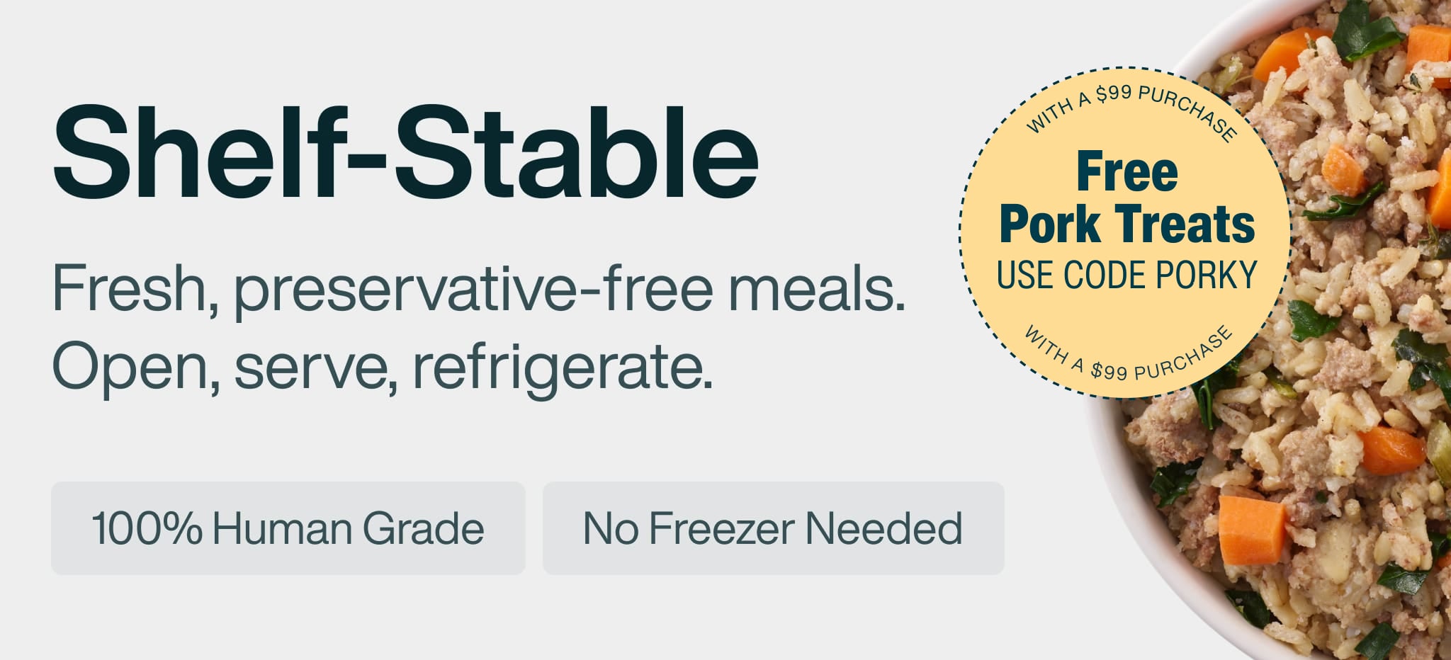 healthy meals for dogs banner