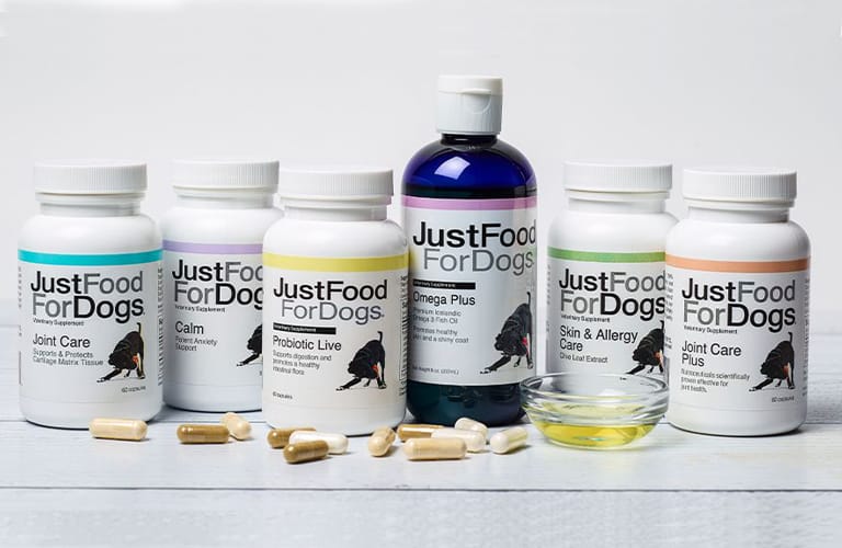 Vitamin supplements for dogs banner tablet