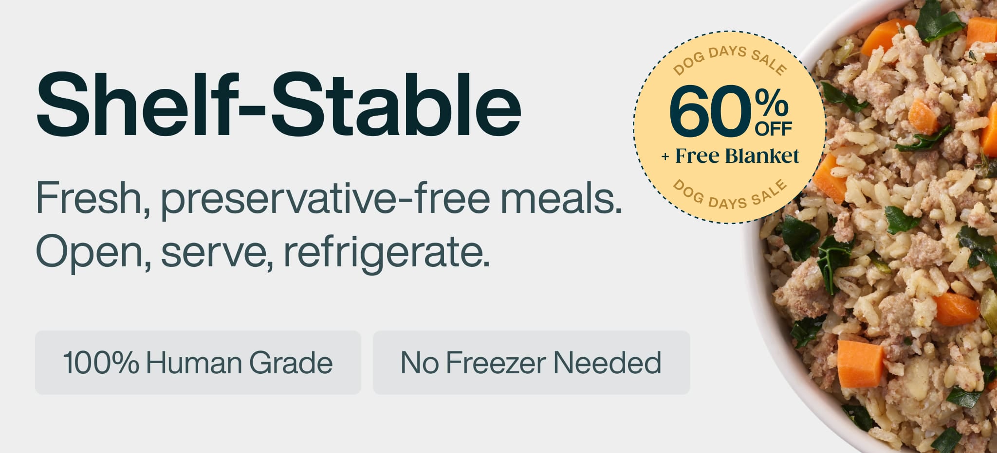 healthy meals for dogs banner