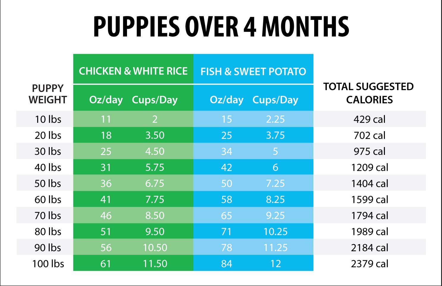 how many cups of food for my dog