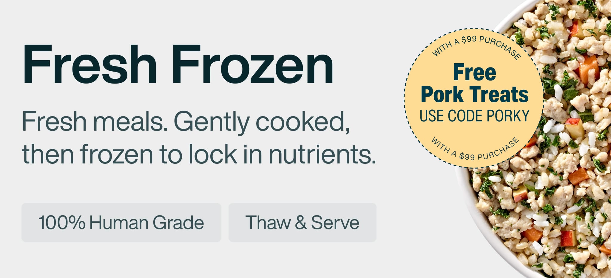 healthy meals for dogs banner