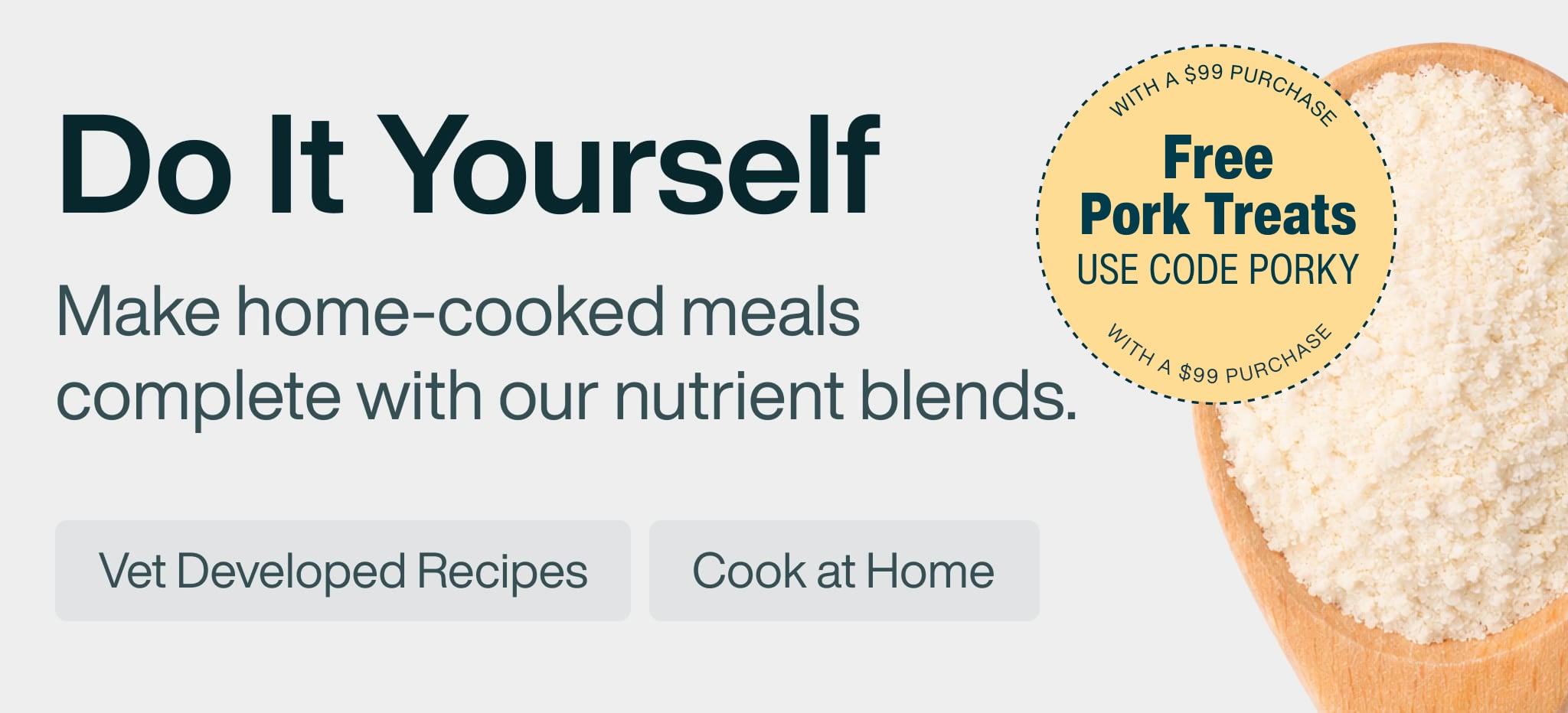healthy meals for dogs banner